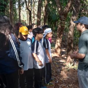 Imagem da notícia ESTUDANTES DA EMEF ALVARINA BIZARRO SOUZA VISITAM HORTO MUNICIPAL