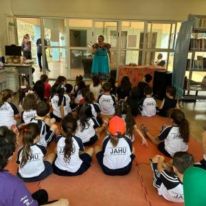 Imagem da notícia APRESENTAÇÕES TEATRAIS ENCANTAM ALUNOS DA CMEI PAULO BRIZOLA TAVARES
