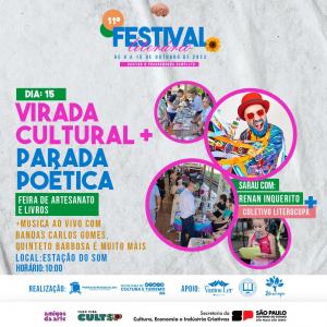 Imagem da notícia COMEÇA HOJE: FESTIVAL LITERÁRIO