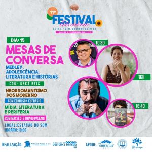Imagem da notícia COMEÇA HOJE: FESTIVAL LITERÁRIO