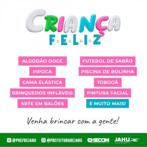 Imagem da notícia ÉAMANHÃ: CRIANÇA FELIZ NO PARQUE DO RIO JAÚ
