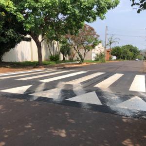 Imagem da notícia PREFEITURA CONCLUI INSTALAÇÃO DE QUATRO FAIXAS ELEVADAS