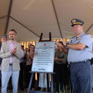 Imagem da notícia Nova sede da Força Tática, Canil e Rocam em Jahu é inaugurada