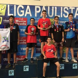 Imagem da notícia Tênis de Mesa de Jahu conquista o terceiro lugar na Liga Paulista