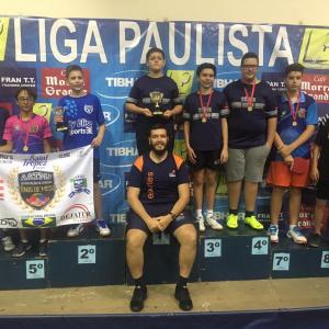 Imagem da notícia Tênis de Mesa de Jahu conquista o terceiro lugar na Liga Paulista