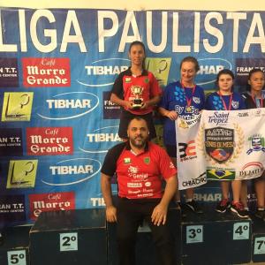 Imagem da notícia Tênis de Mesa de Jahu conquista o terceiro lugar na Liga Paulista
