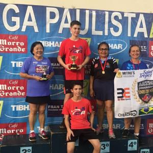 Imagem da notícia Tênis de Mesa de Jahu conquista o terceiro lugar na Liga Paulista