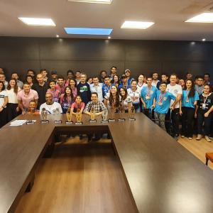 Imagem da notícia Prefeito homenageia técnicos e atletas por participação nos Jogos Regionais