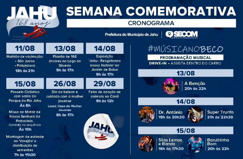 JAÚ - 168 ANOS