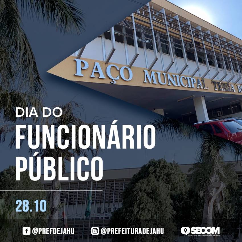 PARABÉNS, FUNCIONÁRIO PÚBLICO!