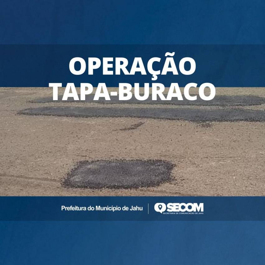 OPERAÇÃO TAPA-BURACO MIRA AVENIDAS E CORREDORES DE ÔNIBUS