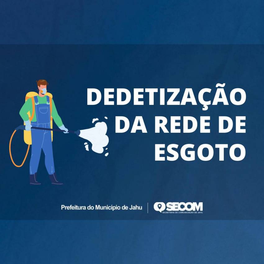 APÓS PEDIDO DA PREFEITURA, CONCESSIONÁRIA REALIZA DEDETIZAÇÃO DA REDE DE ESGOTO