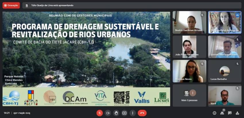 JAHU PARTICIPA DE REUNIÃO SOBRE DRENAGEM SUSTENTÁVEL