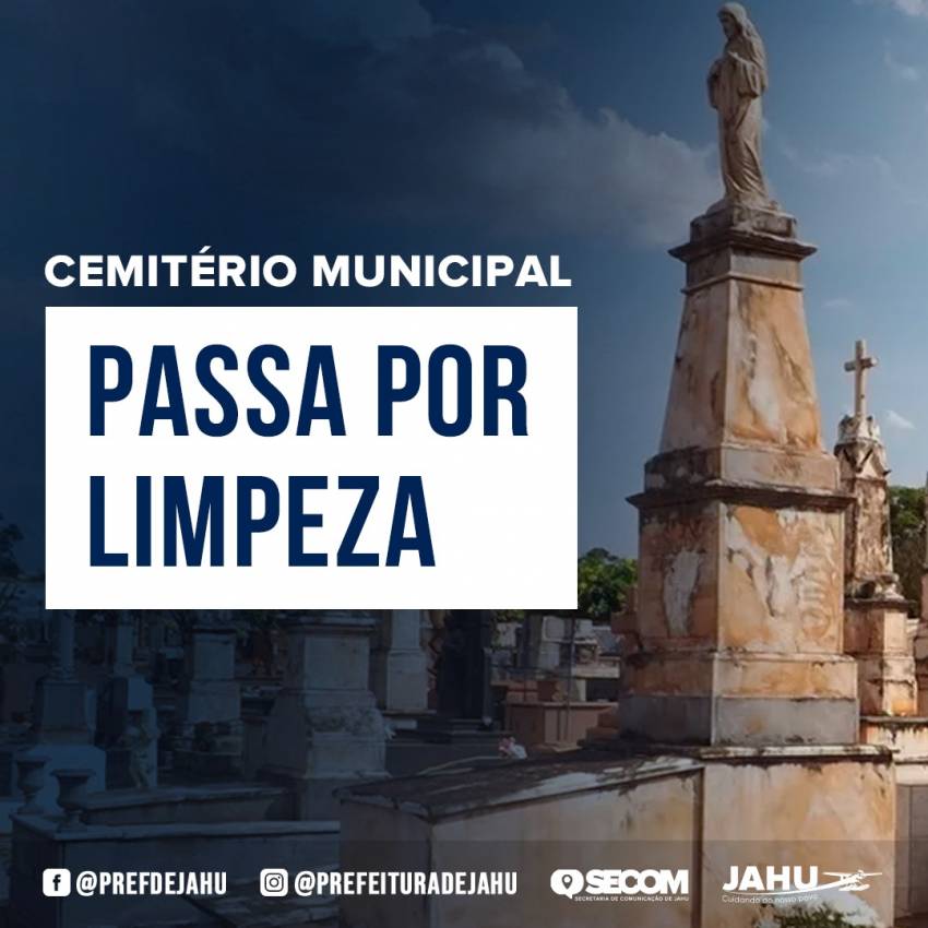 CEMITÉRIO MUNICIPAL PASSA POR LIMPEZA