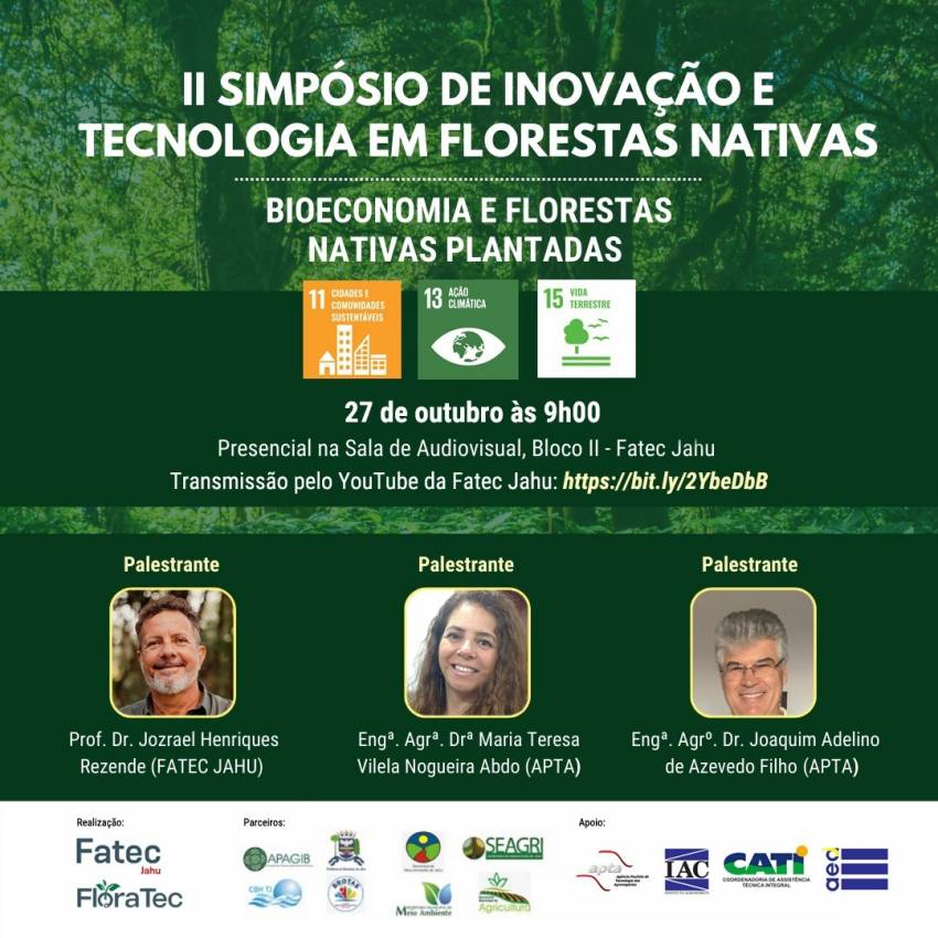 SIMPÓSIO PAUTA INOVAÇÃO E TECNOLOGIA EM FLORESTAS NATIVAS