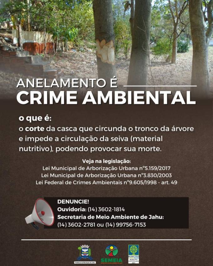 ANELAMENTO É CRIME AMBIENTAL