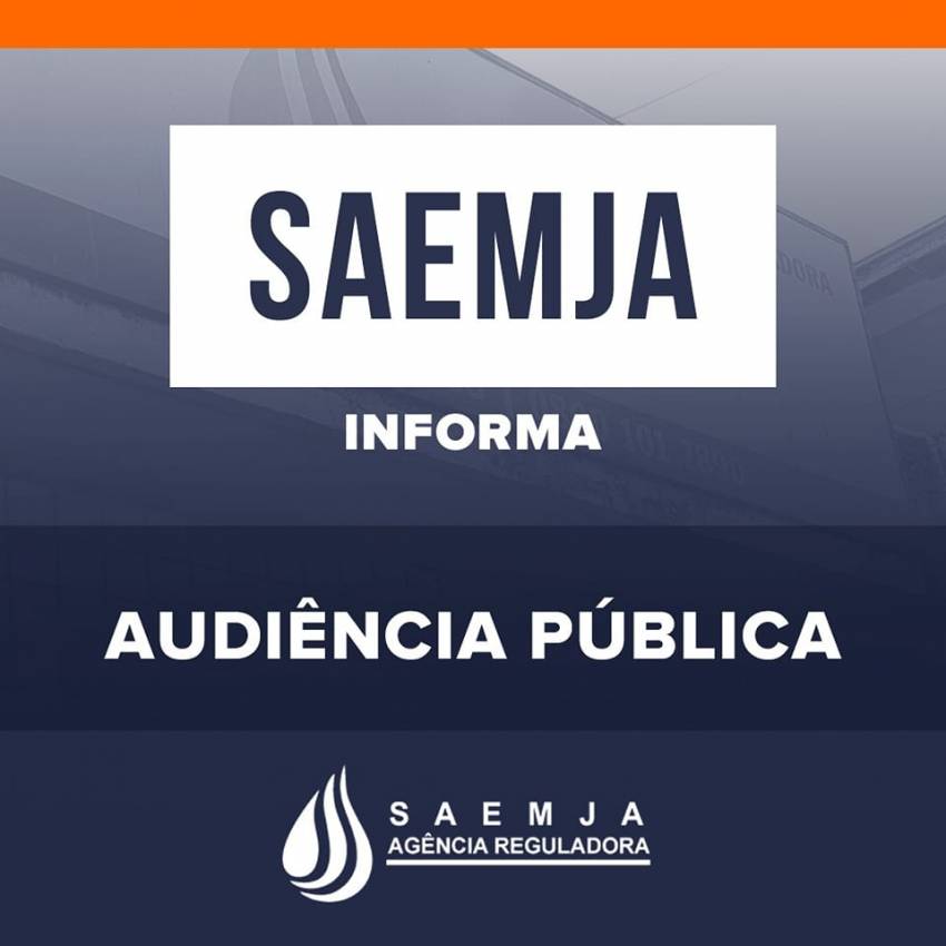 AUDIÊNCIA PÚBLICA SOBRE O SERVIÇO DE ÁGUA E ESGOTO SERÁ REALIZADA NESTA QUINTA-FEIRA