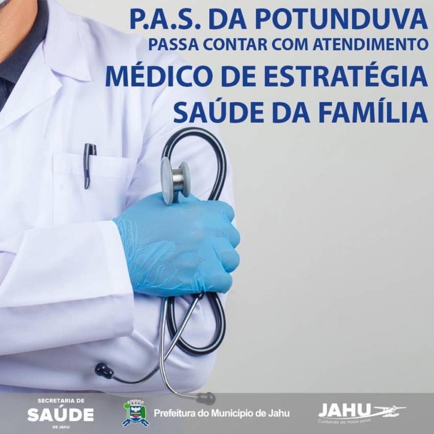 ATENDIMENTO DE ESTRATÉGIA DE SAÚDE DA FAMILIA NO DISTRITO DE POTUNDUVA
