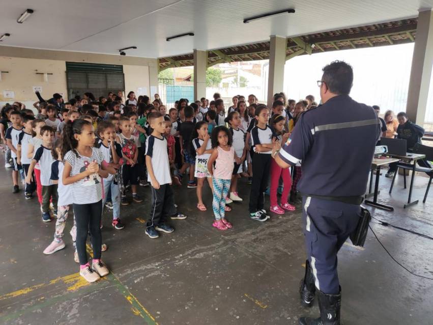 MAIO AMARELO NA ESCOLA VEREADOR ANGELO RONCHESEL