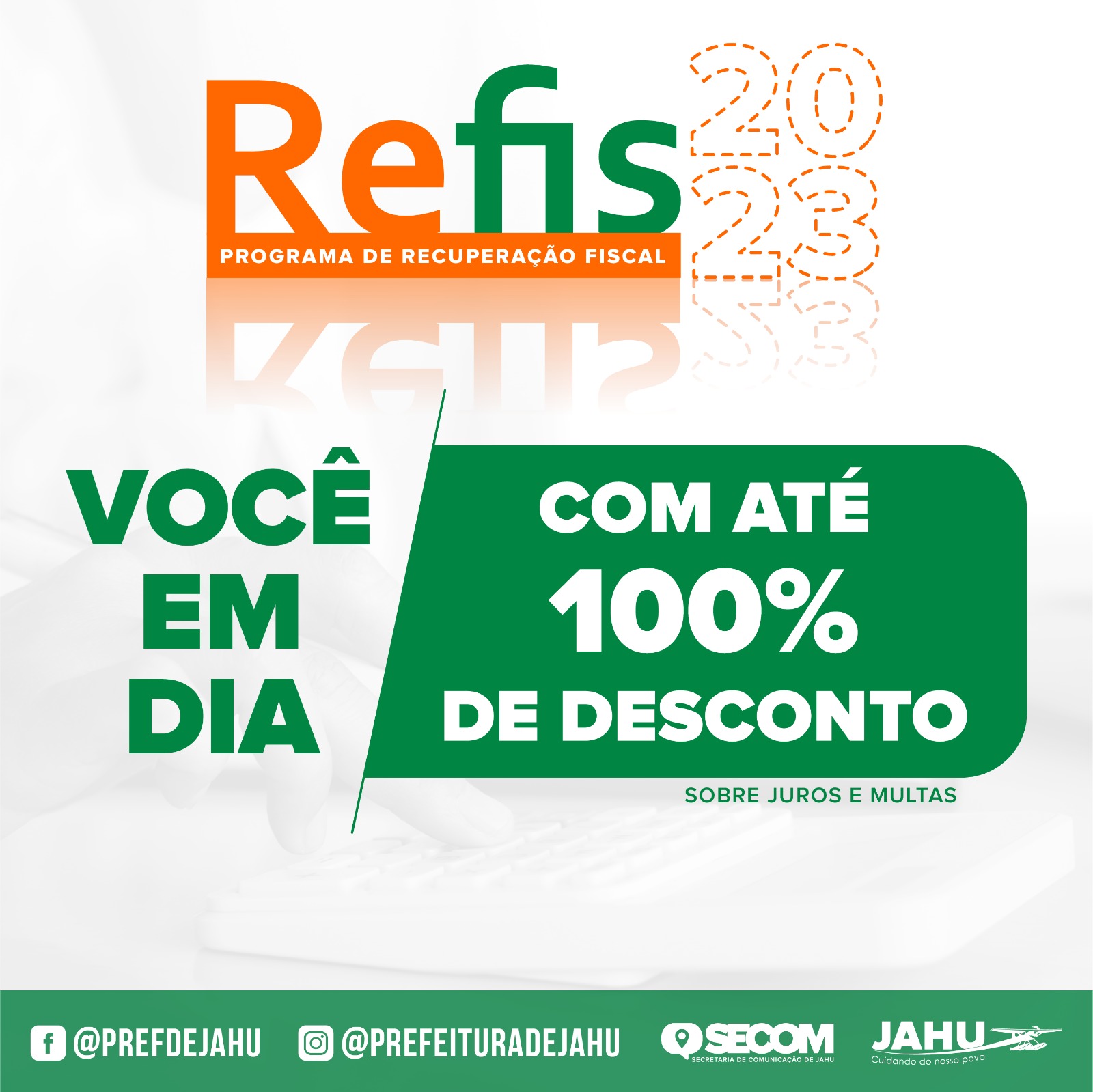 ÚLTIMOS DIAS PARA ADERIR AO REFIS!