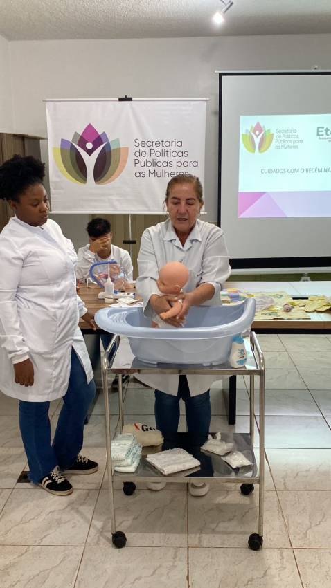 SEGUNDO ENCONTRO DO CURSO PARA GESTANTES