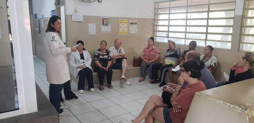 COMBATE À DENGUE - PALESTRA NA UBS SÃO BENEDITO