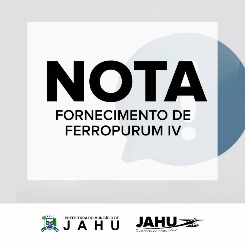 NOTA - FORNECIMENTO DE FERROPURUM IV