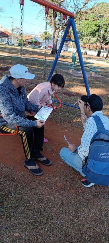 COMBATE À DENGUE - PANFLETAGEM NO FIM DE SEMANA