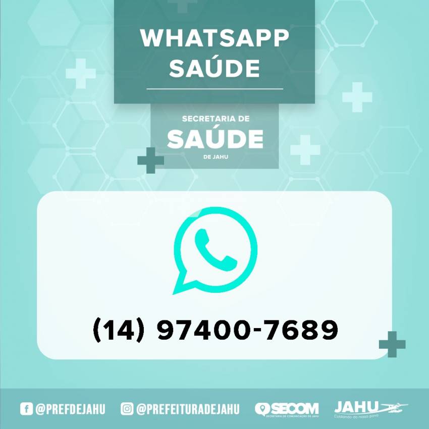 PREFEITURA LANÇA WHATSAPP PARA DÚVIDAS E SUGESTÕES SOBRE SAÚDE