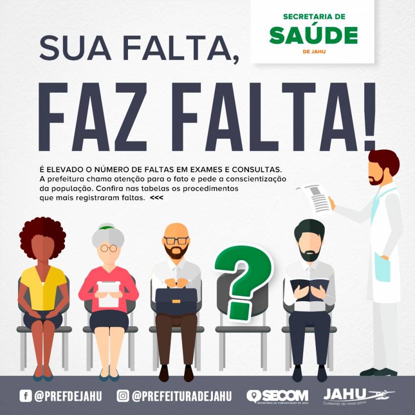 SUA FALTA FAZ FALTA - MAIO