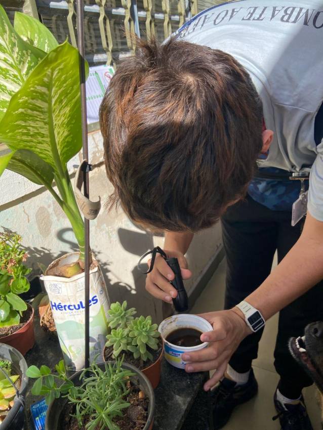 COMBATE À DENGUE - CONTROLE DE CRIADOUROS NO JARDIM CAMPOS PRADO
