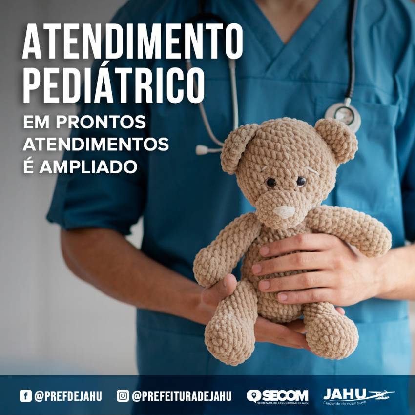 ATENDIMENTO PEDIÁTRICO EM PRONTOS ATENDIMENTOS É AMPLIADO