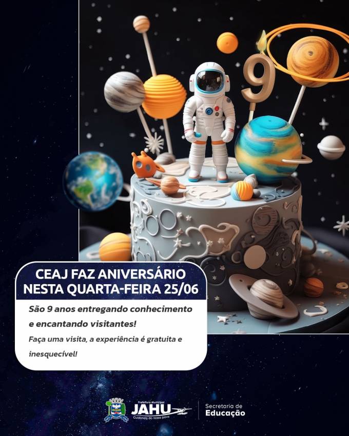 CEAJ FAZ ANIVERSÁRIO NESTA QUARTA-FEIRA (25): SÃO 9 ANOS ENTREGANDO CONHECIMENTO E LAZER