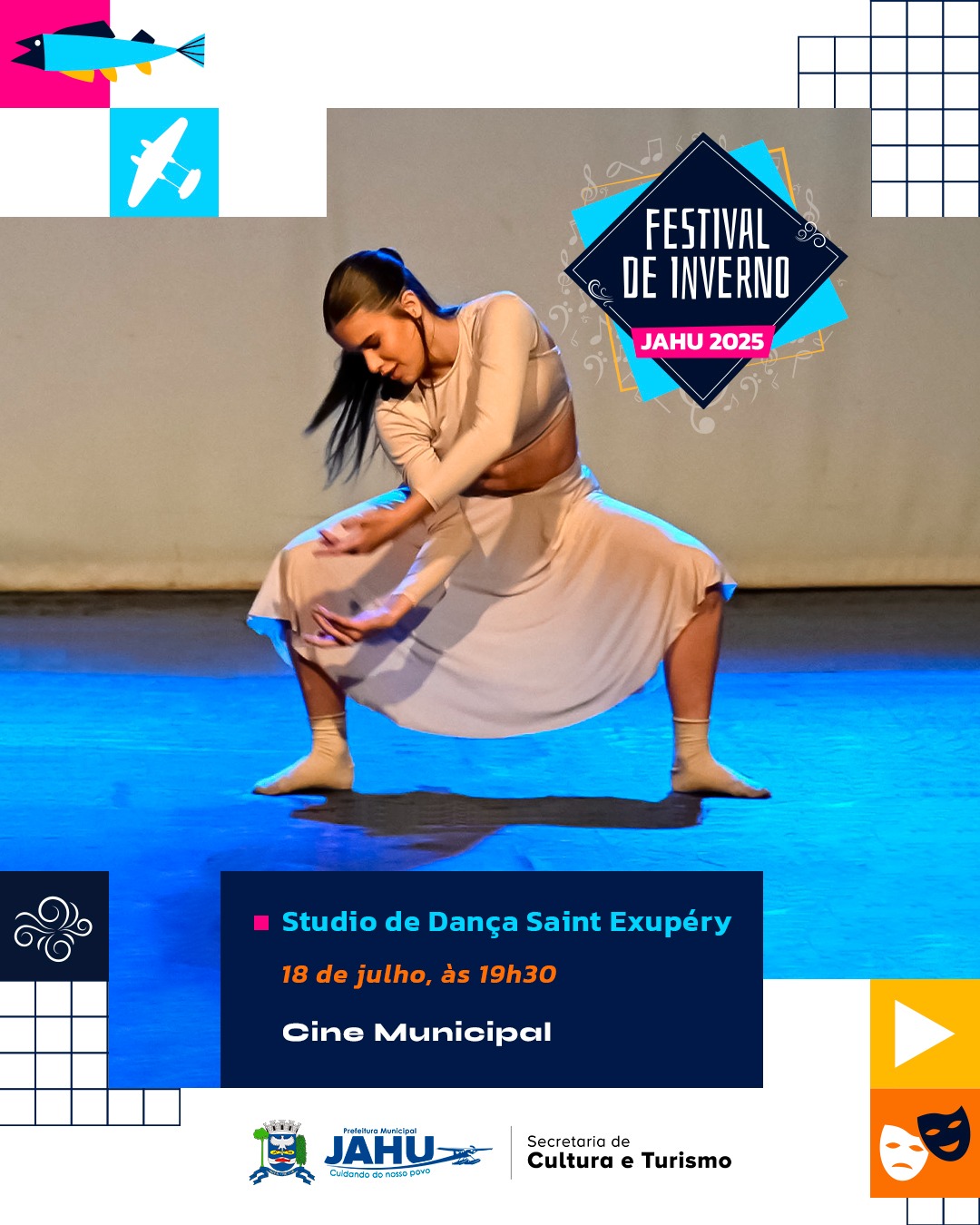 NOITE ESPECIAL: STUDIO EXUPÉRY DANÇA NO CINE MUNICIPAL