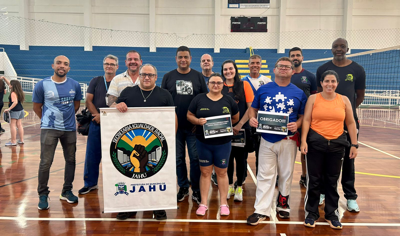 PALESTRA ABORDA O PROTOCOLO ANTIRRACISMO NO ESPORTE