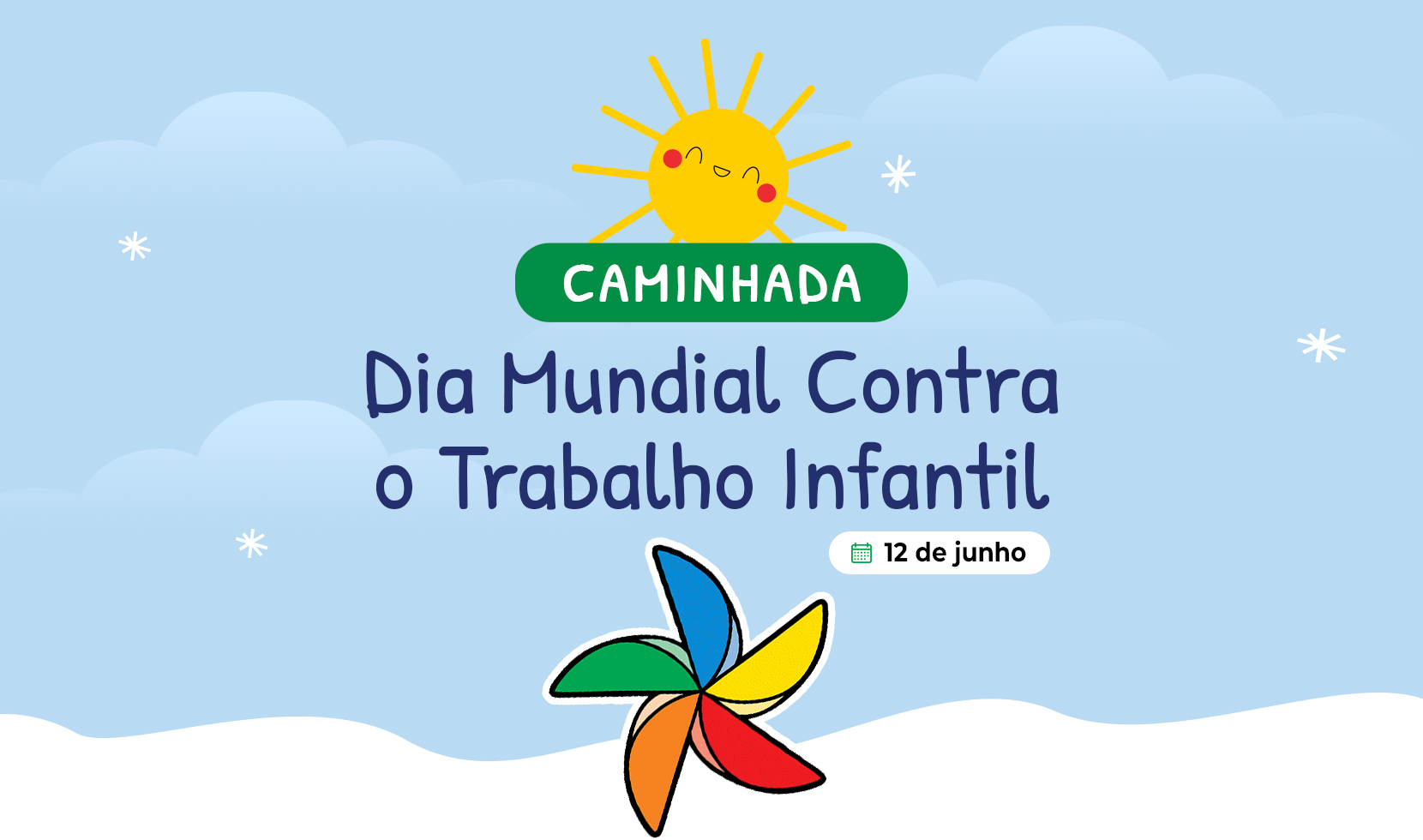 CAMINHADA REFORÇA COMBATE AO TRABALHO INFANTIL