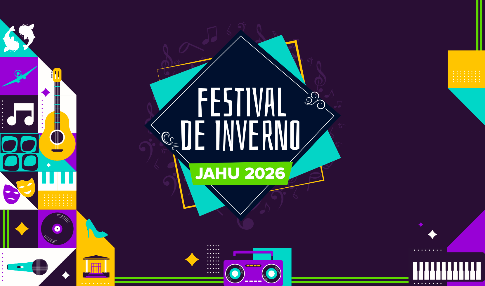 FESTIVAL DE INVERNO 2026 LEVA MÚSICA, TEATRO, CULTURA E LAZER A DIVERSOS ESPAÇOS DE JAHU