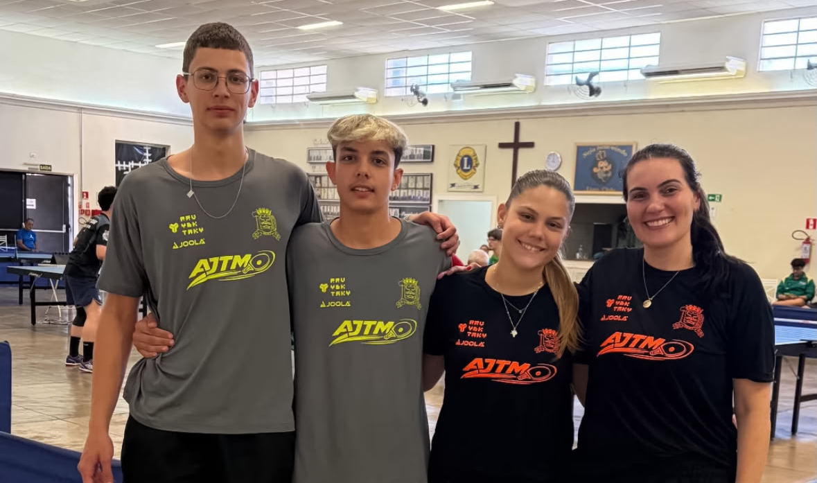 TÊNIS DE MESA DÁ MAIS DUAS MEDALHAS DE OURO PARA JAHU NOS JOGOS REGIONAIS