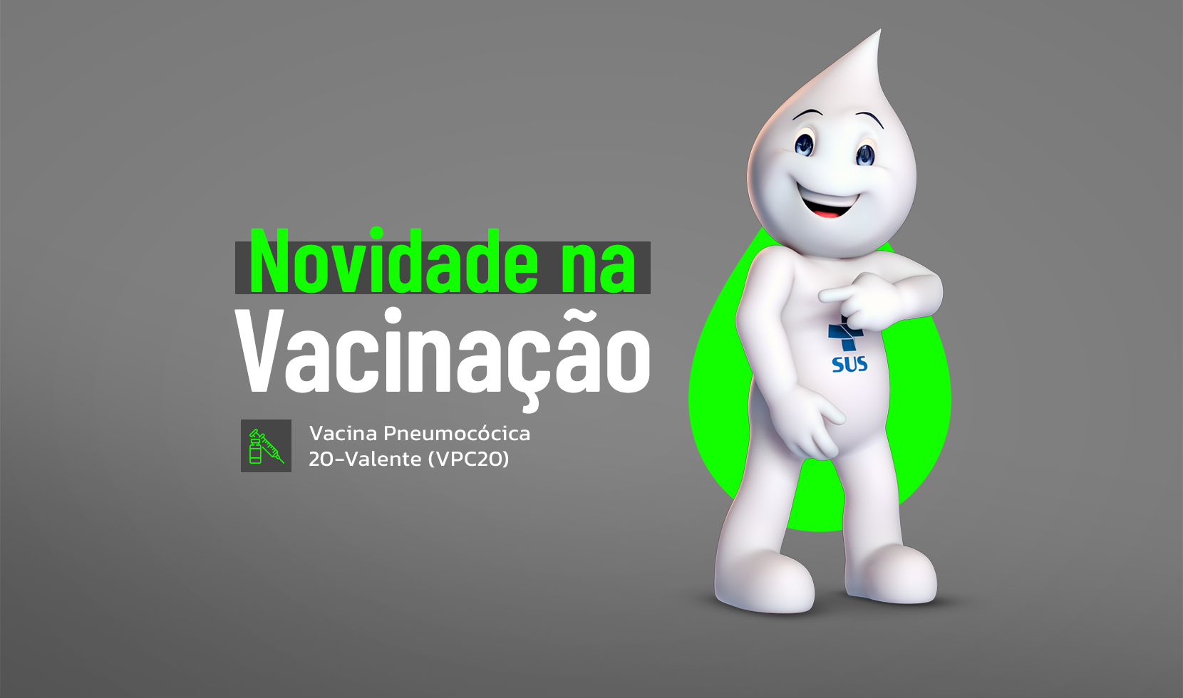 PAIS E RESPONSÁVEIS: VACINA PNEUMOCÓCICA 20-VALENTE ESTÁ DISPONÍVEL NAS UNIDADES DE SAÚDE