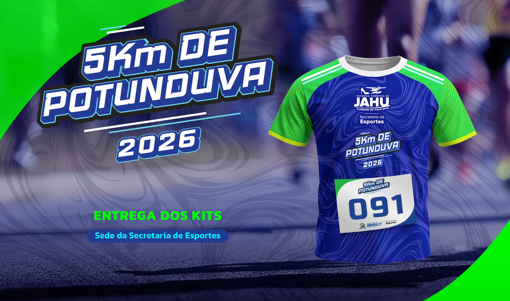 INSCRIÇÕES PARA A CORRIDA DE ANIVERSÁRIO DE POTUNDUVA ESTÃO ESGOTADAS