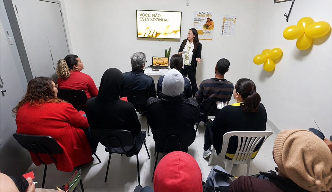 SETEMBRO AMARELO AMPLIA DIÁLOGO SOBRE SAÚDE MENTAL NA REDE MUNICIPAL