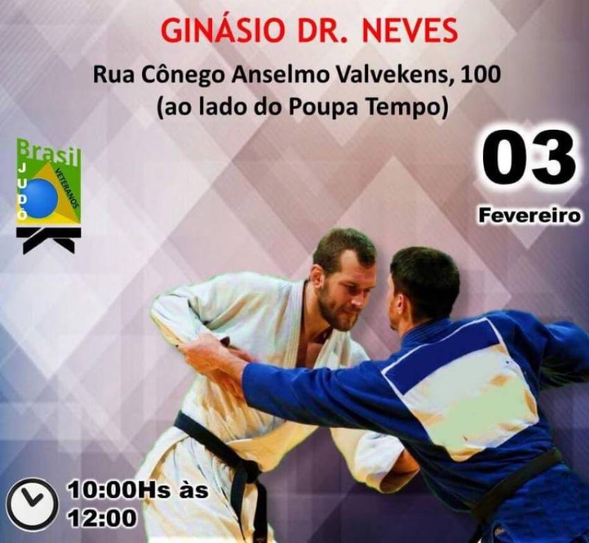 Judô jauense: participação em treino para atletas veteranos