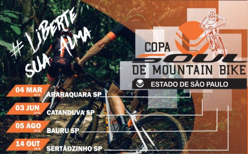 Equipe de ciclismo: conquista na Copa Soul Cycles de Mountain Bike