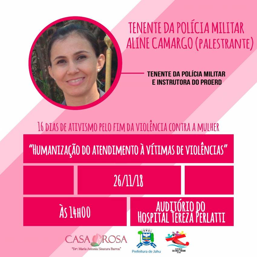 Campanha “16 dias de ativismo pelo fim da violência contra as mulheres”: extensa programação