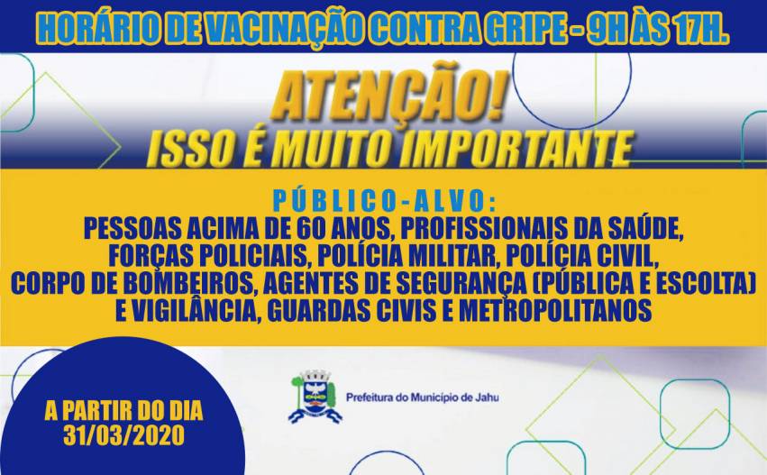 Vacinação contra a gripe é antecipada para policiais e agentes penitenciários