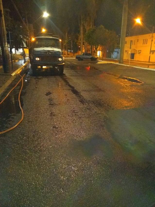 ÁREA DO PRONTO ATENDIMENTO PASSA POR HIGIENIZAÇÃO