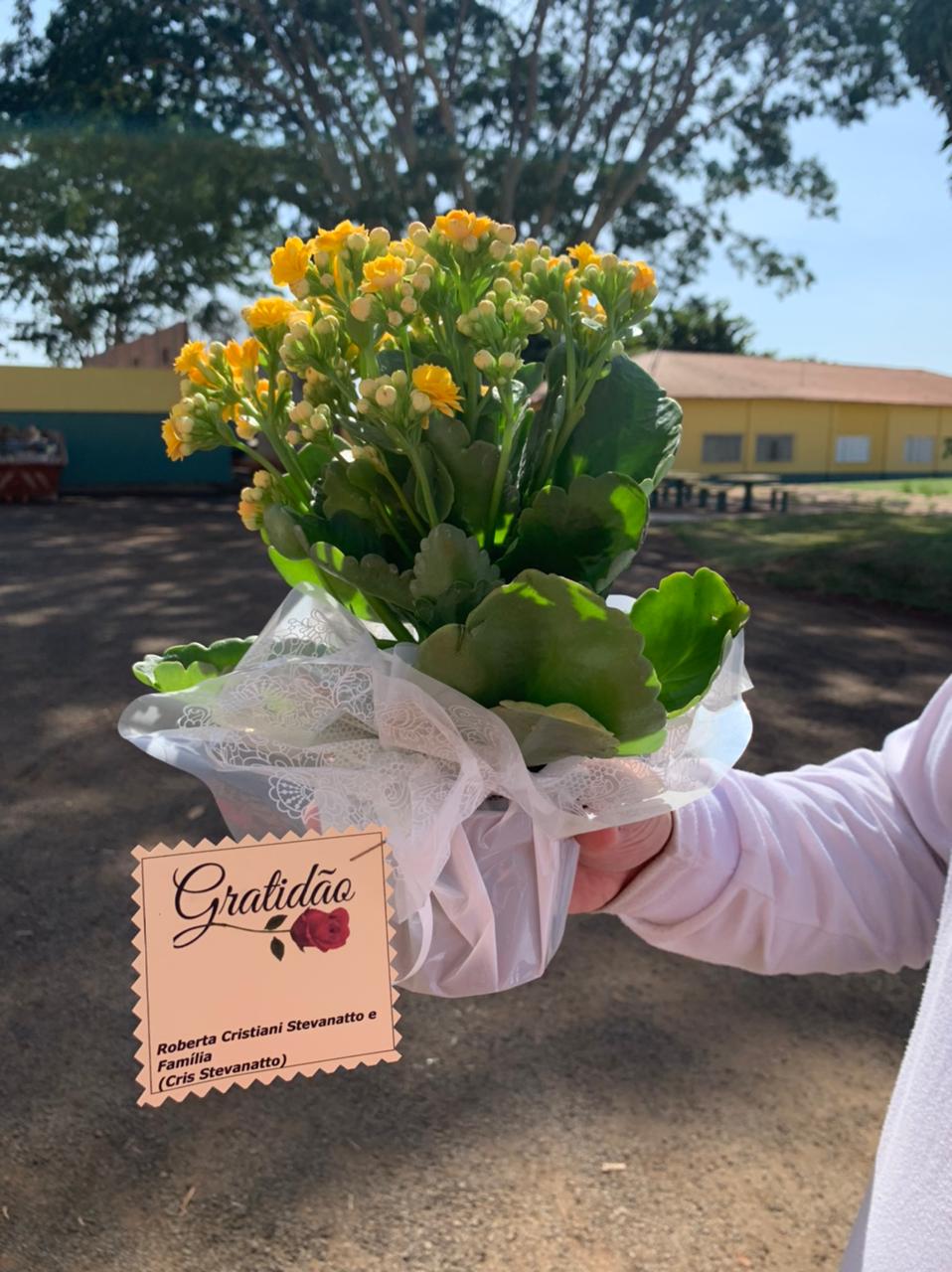 ENFERMEIRO É SURPREENDIDO COM VASO DE FLOR