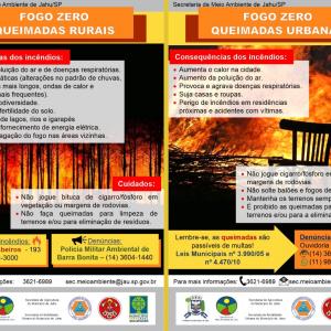 Imagem da notícia MEIO AMBIENTE LANÇA PROGRAMA “FOGO ZERO”