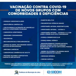 Imagem da notícia CRONOGRAMA DE VACINAÇÃO 11 a 15 de MAIO
