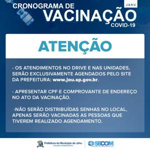 Imagem da notícia VACINAÇÃO PARA ADULTOS A PARTIR DE 30 ANOS COMEÇA AMANHÃ